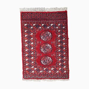 Vintage Afghan Handmade Ersari Rug, 1970s