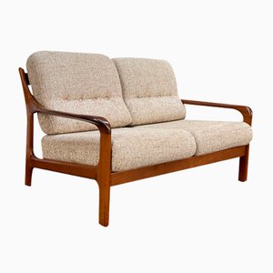 Teak and Wool 2-Seater Sofa, 1960s