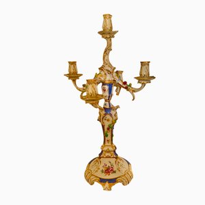 Candelabro Rocaille de porcelana de KPM Berlin