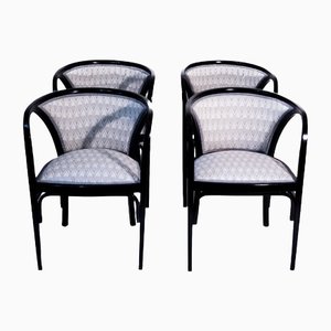 Art Nouveau Armchairs by Marcel Kammerer for Thonet, Set of 4