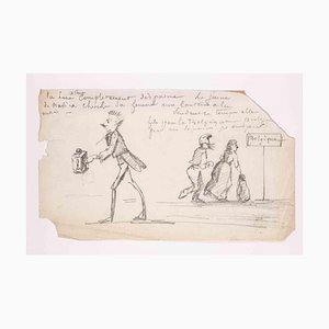 Charles Amedee De Noe (Cham), Figuras, Dibujo original, siglo XIX