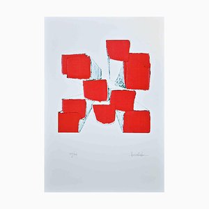 Tonino Maurizi, Composition, Original Screen Print, 1970s