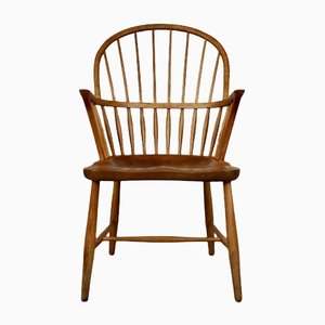 Windsor Chair in Oak by Frits Henningston for Hanse & Son, 1960s