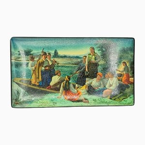 Large Antique Lacquer Box
