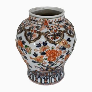 Vase with Imari Decoration by Henri Gibot, 1943