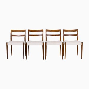 Mid-Century Swedish Dining Chairs by Nils Jonsson for Troeds, Bjärnum, Set of 4