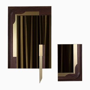 Specchi color zenzero di Margherita Fanti, set di 2