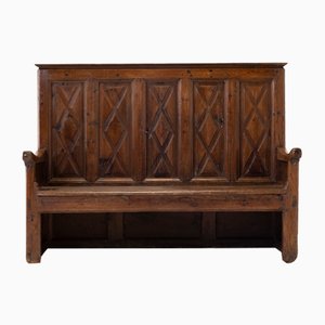 18th Century Spanish Pine Rustic Bench