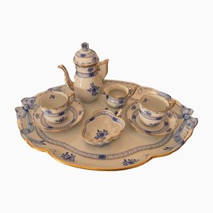 Hungarian Coffee Set from Herend Porcelain, Set of 8