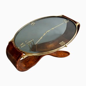 Table Basse Vintage avec Montre-Bracelet, Italie, 1960s