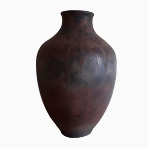 Large Vintage Fat Lava Ceramic Vase, 1970s