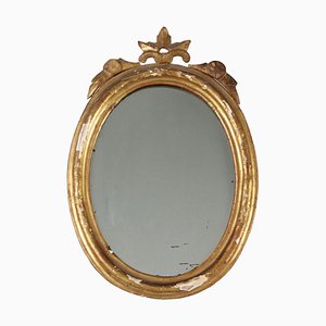 Specchio con cornice in legno, Italia, XX secolo