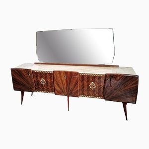Italian Sideboard with Marble Top, Italy, 1960s