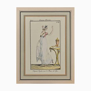 Philibert-Louis Debucourt, La Chapeau-Capote, Gravure à l'Eau-Forte, 1797