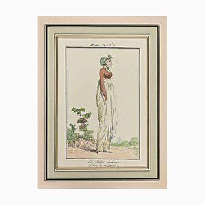 Philibert-Louis Debucourt, La Robe Dechirée, Original Radierung, 1797