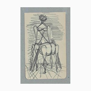 Lucien Coutaud, Metamorphosis, Bleistiftzeichnung, 1945