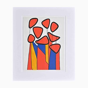 Alexander Calder, Squash Blossoms, Original Lithograph, 1972