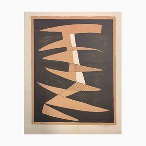 Alberto Magnelli, Sin título, Litografía original, 1945