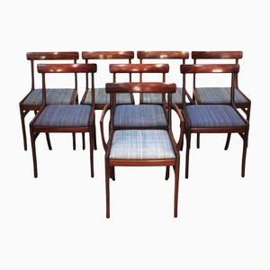 Scandinavian Rungstedlund Dining Chairs by Ole Wanscher, Set of 8