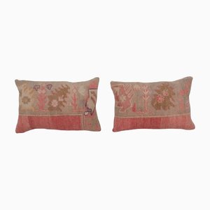 Vintage Turkish Cushion Cover in Wool, Set of 2