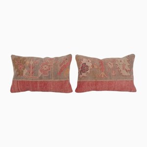 Vintage Anatolian Cushion Cover in Wool, Set of 2