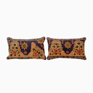 Anatolian Lumbar Rug Cushion Covers, Set of 2