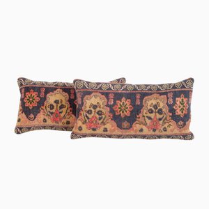Vintage Turkish Rug Cushion Covers, Set of 3