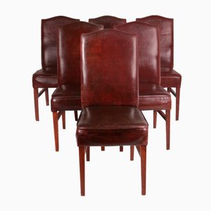 Sheepskin Dining Chairs, Netherlands, 1970s, Set of 6