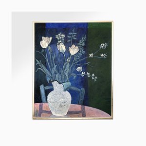 Stanislav Horvath, Stillleben mit Blumen, 1995, Öl auf Leinwand