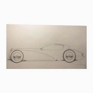 André Ferrand, Grand Coupé 1, 1998, Lápiz y tinta