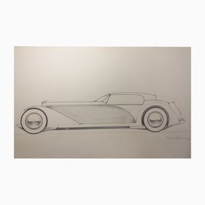 André Ferrand, Grand Coupé 3, 1998, Crayon & Encre