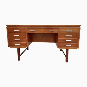 Scrivania Mid-Century moderna in teak