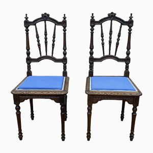 Breton Chairs in Chestnut, Set of 2