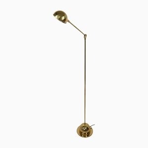 Brass Standing Floor Lamp from Hustadt Leuchten, Germany, 1970s