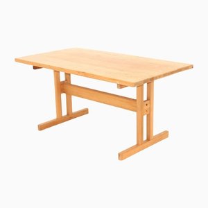 Swedish Dining Table in Pine from Schaker Modell, 1960