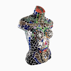 Mosaic Bust Sculpture