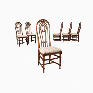 Vintage Chairs in Liberty Style, Set of 6