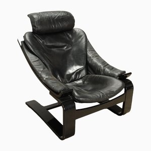 Hook Lounge Chair in Leather from Nelo Möbel