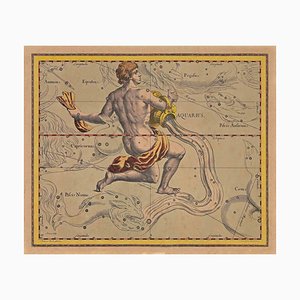 Charles de la Haye, Aquarius, Original Etching, 18th Century