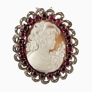 Rose Gold and Silver Vintage Brooch