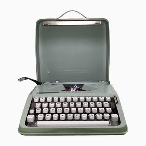 Modell Baby Schreibmaschine mit Koffer, 1950er