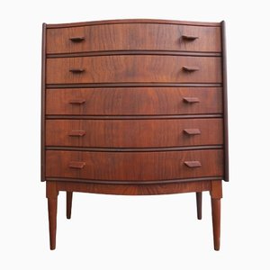 Small Danish Chest of Drawers in Teak by Poul Volther, 1960s