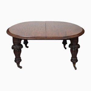 Antique Victorian English Table in Solid Mahogany