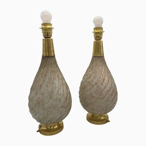 Murano Table Lamps from Avem, Italy, Set of 2