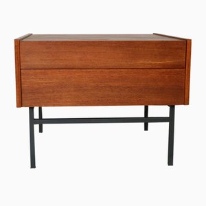 German Square Coffee Table in Teak from Cor, 1960s