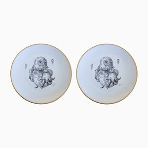 Eyes Octopus Plates from Lithian Ricci, Set of 2
