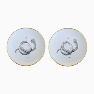 Snake Plates from Lithian Ricci, Set of 2