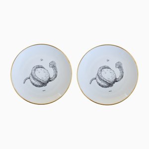 Snake Plates from Lithian Ricci, Set of 2