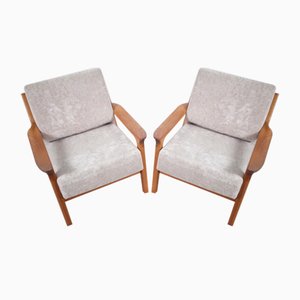 Danish Lounge Chair by Juul Kristensen for Glostrup, 1960s, Set of 2