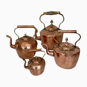 Large George III Antique Copper Kettle